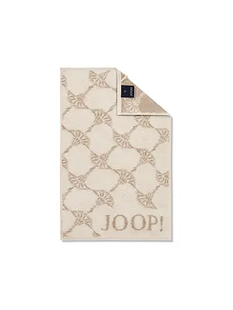 JOOP | Gästetuch Cornflower 30x50cm (Anthrazit) | creme